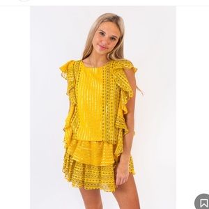 Koch Cara Top in Metallic Sunflower